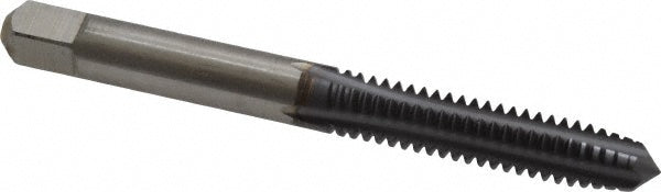 Kennametal 4131430 Straight Flute Tap 1/4-20 UNC, 4 Flute, Plug Chamfer, 3B Class of Fit, High-Speed Steel, TiCN Finish
