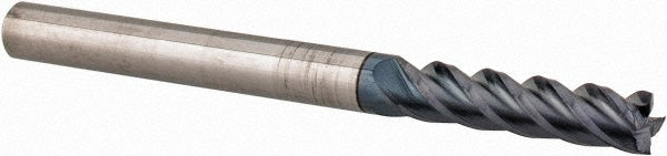 Accupro 01982222 Square End Mill 1/8" Dia, 1/2" LOC, 4 Flutes, Solid Carbide
