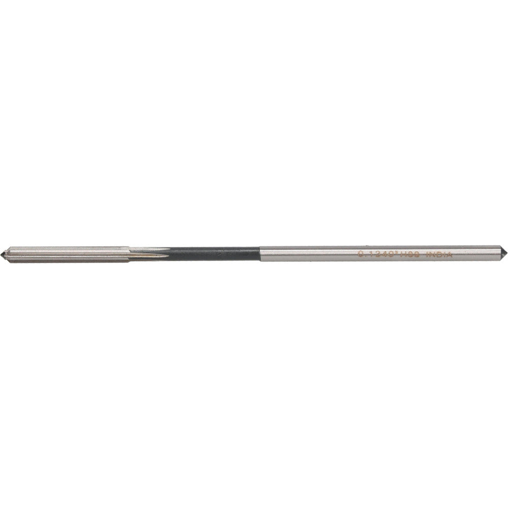 Value Collection 144429601340000 Chucking Reamer 0.1340" Dia, Straight Flute, Straight-Cylindrical Shank, HSS