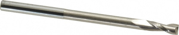 Accupro 02037380 Square End Mill 3/16'' Dia, 1/2'' LOC, 3/16'' Shank Dia, 3'' OAL, 2 Flutes, Solid Carbide
