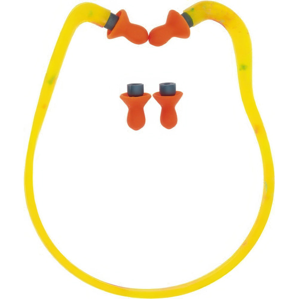 Howard Leight QB1HYG Earplugs Foam, Contoured, Push-In Stem, Banded