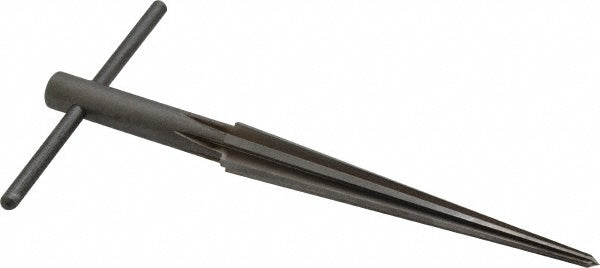 Alvord Polk 04001 1/2" Diam, 1/8" Small End Diam, 3/8" Diam T-Handle Shank, 3-5/8" Flute, Repairman's Reamer