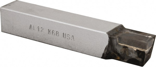 CLAPP & HANEY BRAZED TOOL 42771 Single Point Tool Bit AL-12, 3/4" Shank Width, 3/4" Shank Height, K68 Solid Carbide Tip, Left Hand