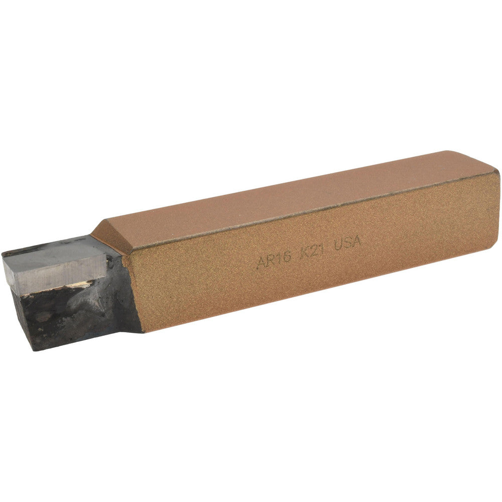 CLAPP & HANEY BRAZED TOOL 47112 Single Point Tool Bit AR-16, 1" Shank Width, 1" Shank Height, K21 Solid Carbide Tip, Right Hand