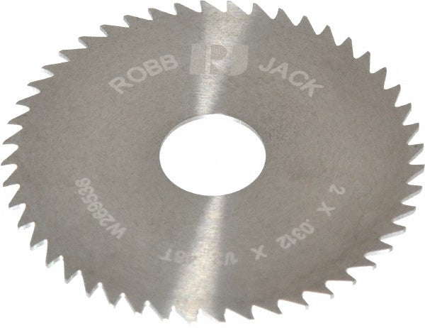 RobbJack C20-0312-16-48 Slitting & Slotting Saw 2" Dia, 0.0312" Thick, 48 Teeth, Solid Carbide