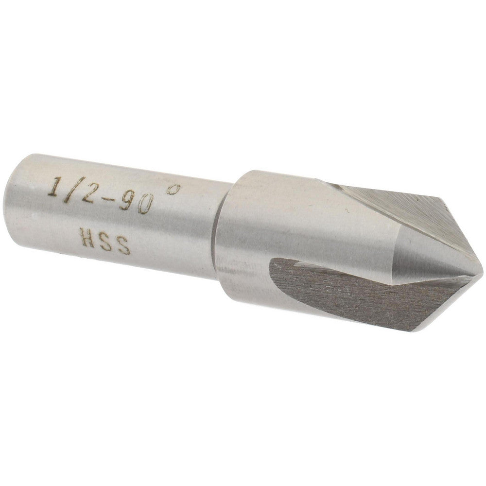 Value Collection SC4090032 Countersink 1/2" Head Dia, 90.00 deg Included Angle, 3 Flute, High-Speed Steel, Right Hand Cut