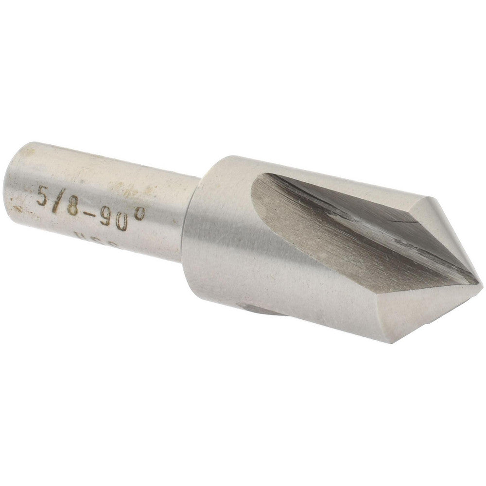 Value Collection SC4090040 Countersink 5/8" Head Dia, 90.00 deg Included Angle, 3 Flute, High-Speed Steel, Right Hand Cut