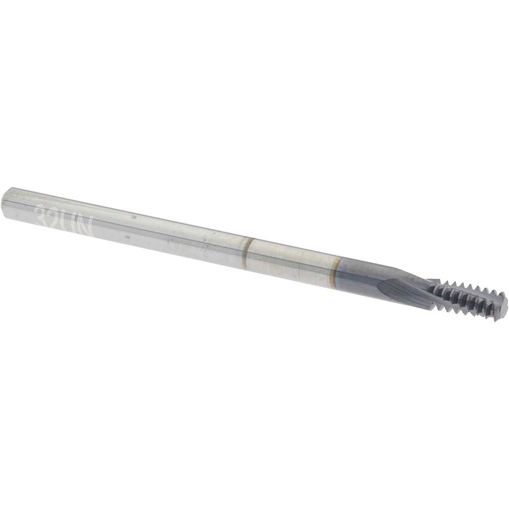 Accupro C911-00832 Helical Flute Thread Mill #8-32, Internal, 3 Flute, 0.1250" Shank Dia, Solid Carbide
