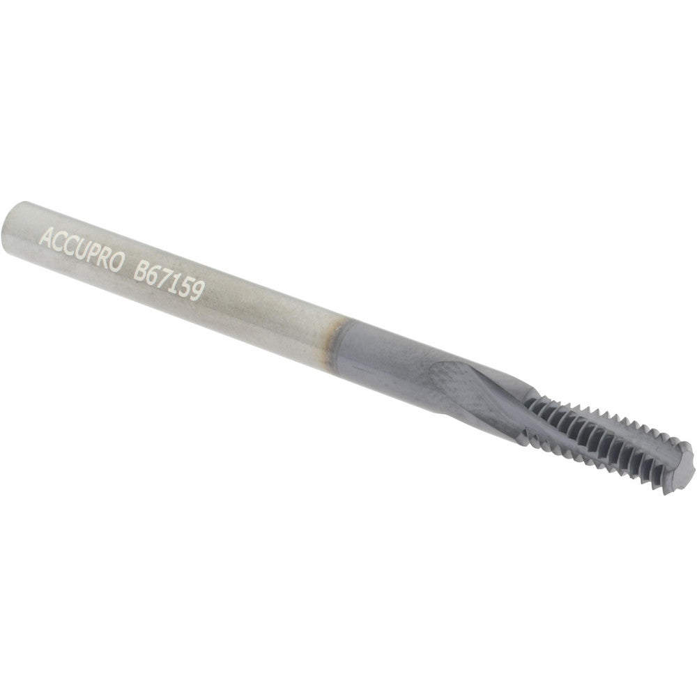 Accupro C911-25028 Helical Flute Thread Mill 1/4-28, Internal, 3 Flute, 0.1875" Shank Dia, Solid Carbide