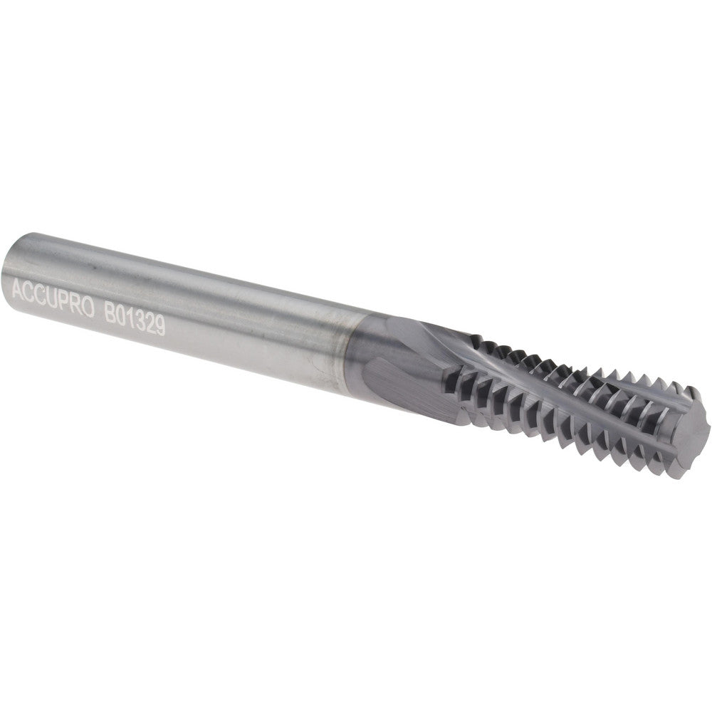 Accupro C911-50013 Helical Flute Thread Mill 1/2-13, Internal, 4 Flute, 0.3750" Shank Dia, Solid Carbide
