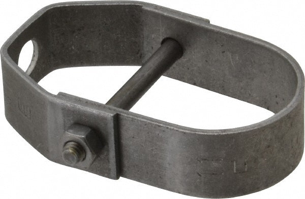 Empire 11B0125 Adjustable Clevis Hanger 1-1/4" Pipe, 3/8" Rod, Carbon Steel, Plain Finish