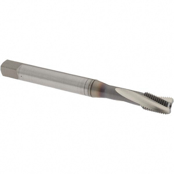 OSG 1301301008 Spiral Flute Tap 3/8-24, UNF, 3 Flute, Bottoming Chamfer, 2B Class of Fit, Vanadium High-Speed Steel, TiCN Finish