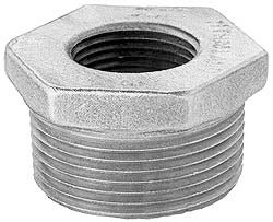 Merit Brass XB114-3220 Brass Pipe Bushing 2 x 1-1/4" Fitting, Threaded, FBSPT x FBSPT, Class 125