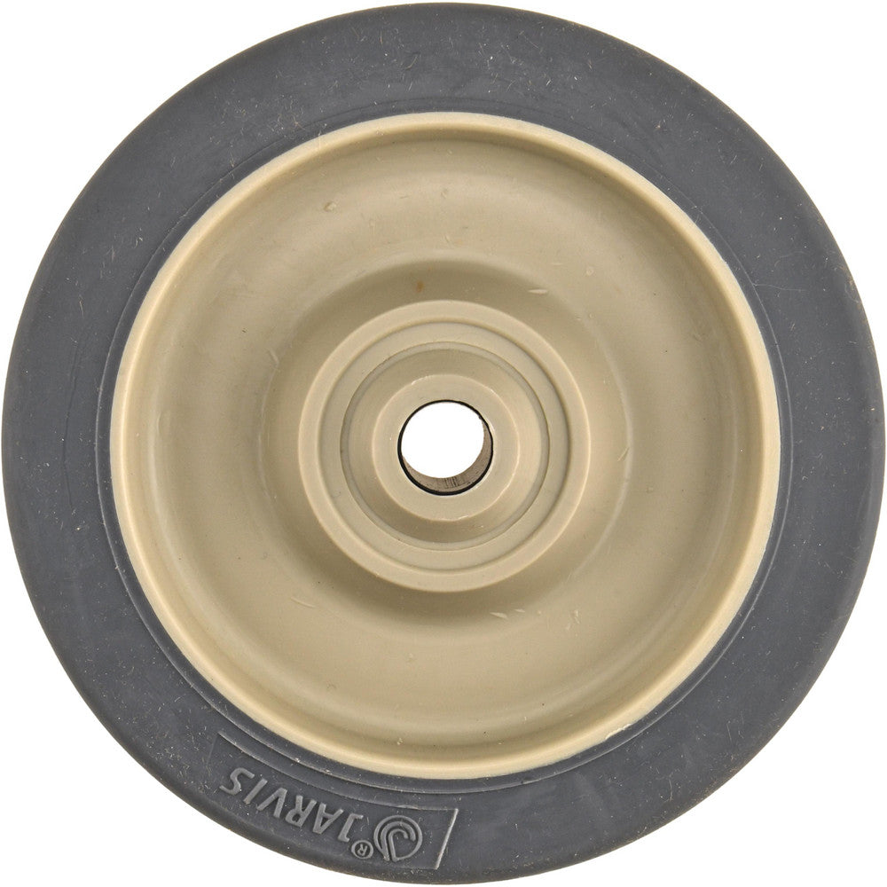 Value Collection V5314GF0 Caster Wheel Soft Rubber, 5" Dia, 1-1/4" Wide, 3/8" Axle