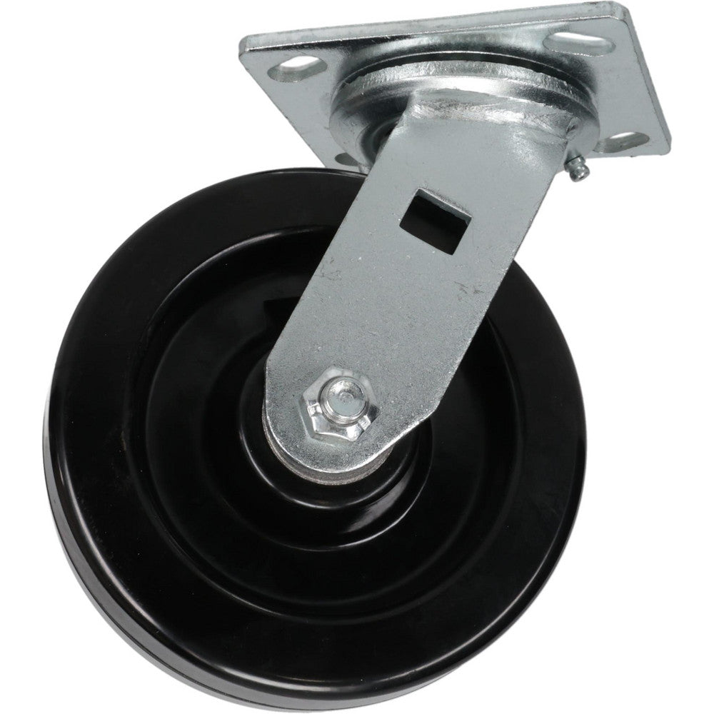 Value Collection GMC-SH-0013 Swivel Top Plate Caster Phenolic, 6" Wheel Dia, 2" Wheel Width, 1,200 lb Capacity, 7-1/2" OAH