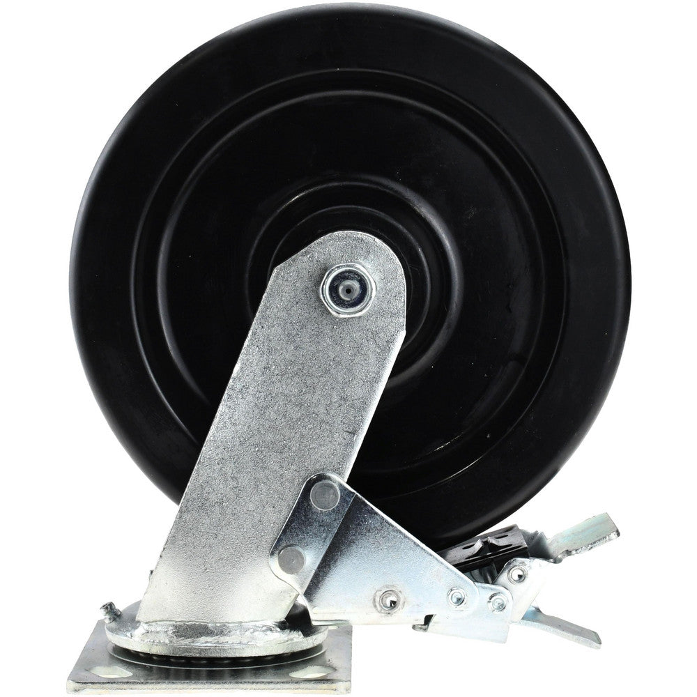 Value Collection GMC-SH-0104 Swivel Top Plate Caster Phenolic, 8" Wheel Dia, 2" Wheel Width, 1,100 lb Capacity, 9-1/2" OAH