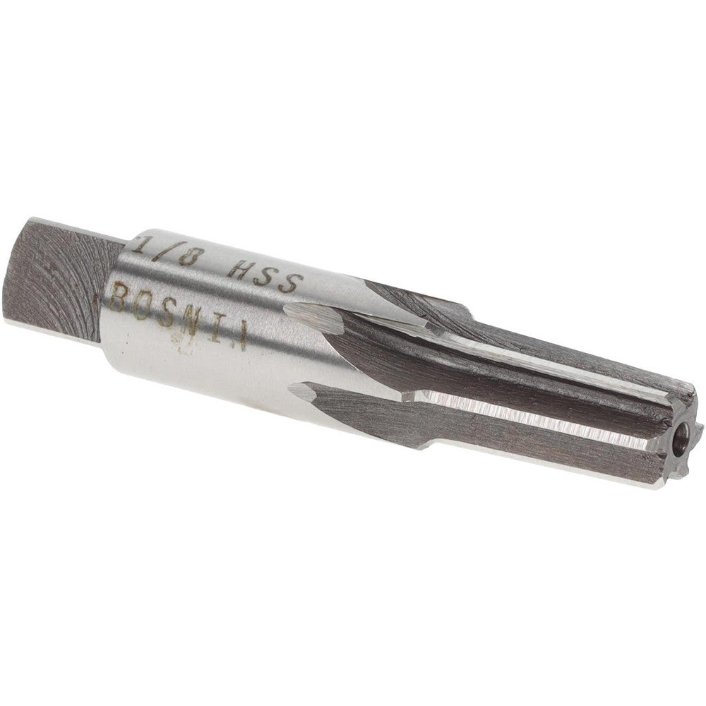 Value Collection SM31P0008 1/8" Pipe, 0.362" Diam, 0.316" Small End Diam, Straight Shank, 3/4" Flute, Taper Pipe Reamer