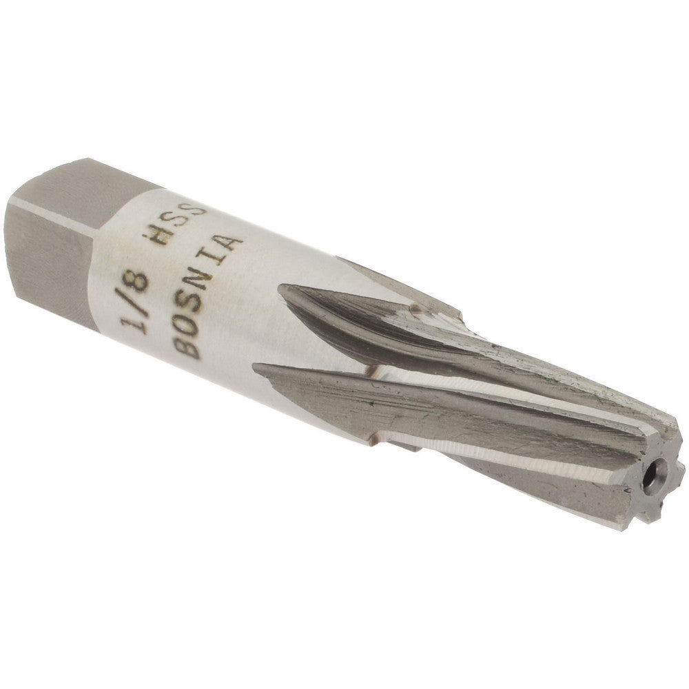 Value Collection SM32P0008 1/8" Pipe, 0.362" Diam, 0.316" Small End Diam, Straight Shank, 3/4" Flute, Taper Pipe Reamer