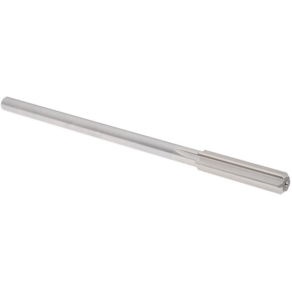 Yankee Corp. 433-0.3906 Chucking Reamer 25/64" Dia, 7" OAL, 1-3/4" Flute Length, Straight Flute, Straight-Cylindrical Shank, HSS