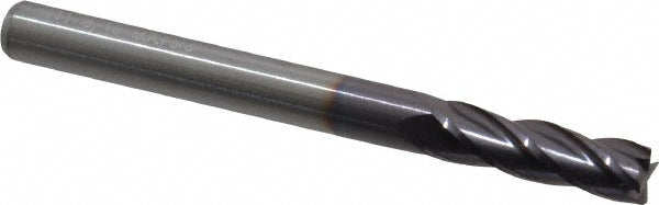 M.A. Ford 11118750A Square End Mill 3/16" Dia, 5/8" LOC, 4 Flute, Solid Carbide