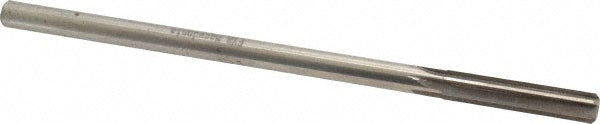 Value Collection 144429601964000 Chucking Reamer 19/64" Dia, 6" OAL, 1-1/2" Flute Length, Straight Flute, Straight-Cylindrical Shank, HSS