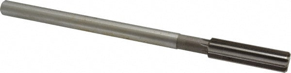 Value Collection 144429603764000 Chucking Reamer 37/64" Dia, 8" OAL, 2" Flute Length, Straight Flute, Straight-Cylindrical Shank, HSS