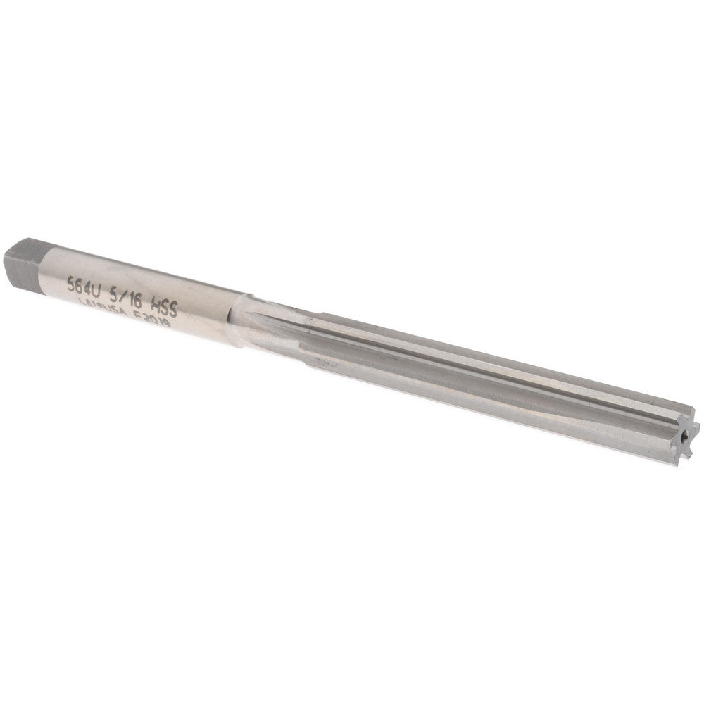 LAVALLEE & IDE INC 564U .3125 Hand Reamer 5/16" Dia, 2-1/4" Flute Length, 4-1/2" OAL