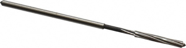 Value Collection 14442960018000S Chucking Reamer 1/8" Dia, 3-1/2" OAL, 7/8" Flute Length, Spiral Flute, Straight-Cylindrical Shank, HSS