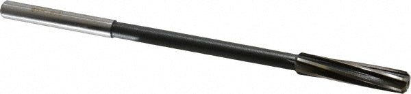 Value Collection 14442960038000S Chucking Reamer 3/8" Dia, 7" OAL, 1-3/4" Flute Length, Spiral Flute, Straight-Cylindrical Shank, HSS