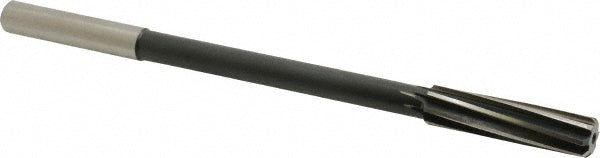 Value Collection 14442960012000S Chucking Reamer 1/2" Dia, 8" OAL, 2" Flute Length, Spiral Flute, Straight-Cylindrical Shank, HSS