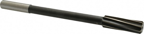 Value Collection 14442960233200S Chucking Reamer 23/32" Dia, 9" OAL, 2-1/4" Flute Length, Spiral Flute, Straight-Cylindrical Shank, HSS