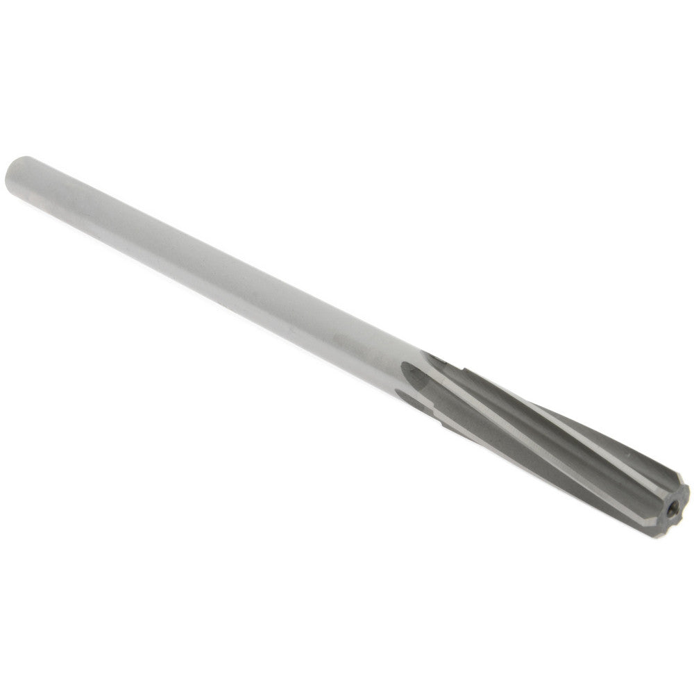 Yankee Corp. 435-0.5000 Chucking Reamer 1/2" Dia, 8" OAL, 2" Flute Length, Spiral Flute, Straight-Cylindrical Shank, HSS