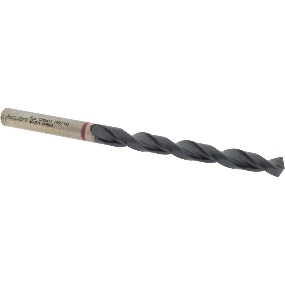 Accupro 1R50650-AC Jobber Length Drill Bit 6.5 mm Dia, 135 °, Cobalt