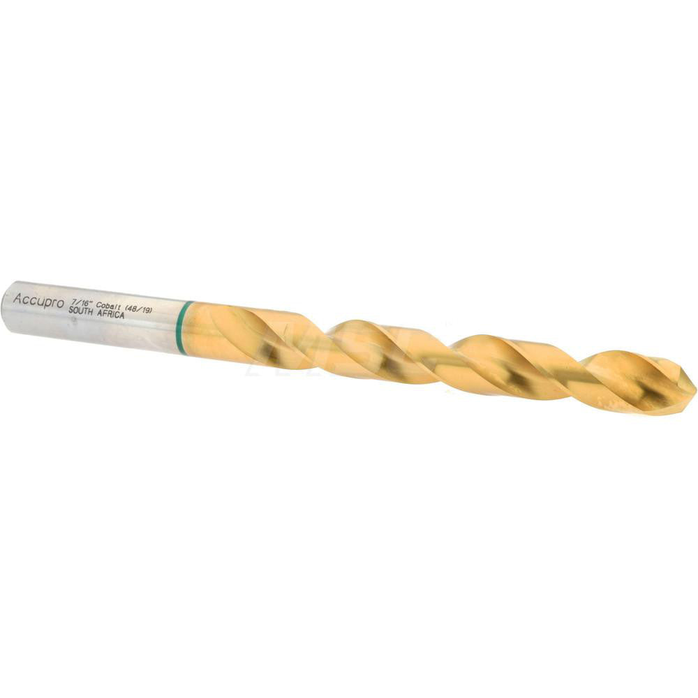 Accupro 1G71111-AC Jobber Length Drill Bit 7/16" Dia, 135 °, Cobalt