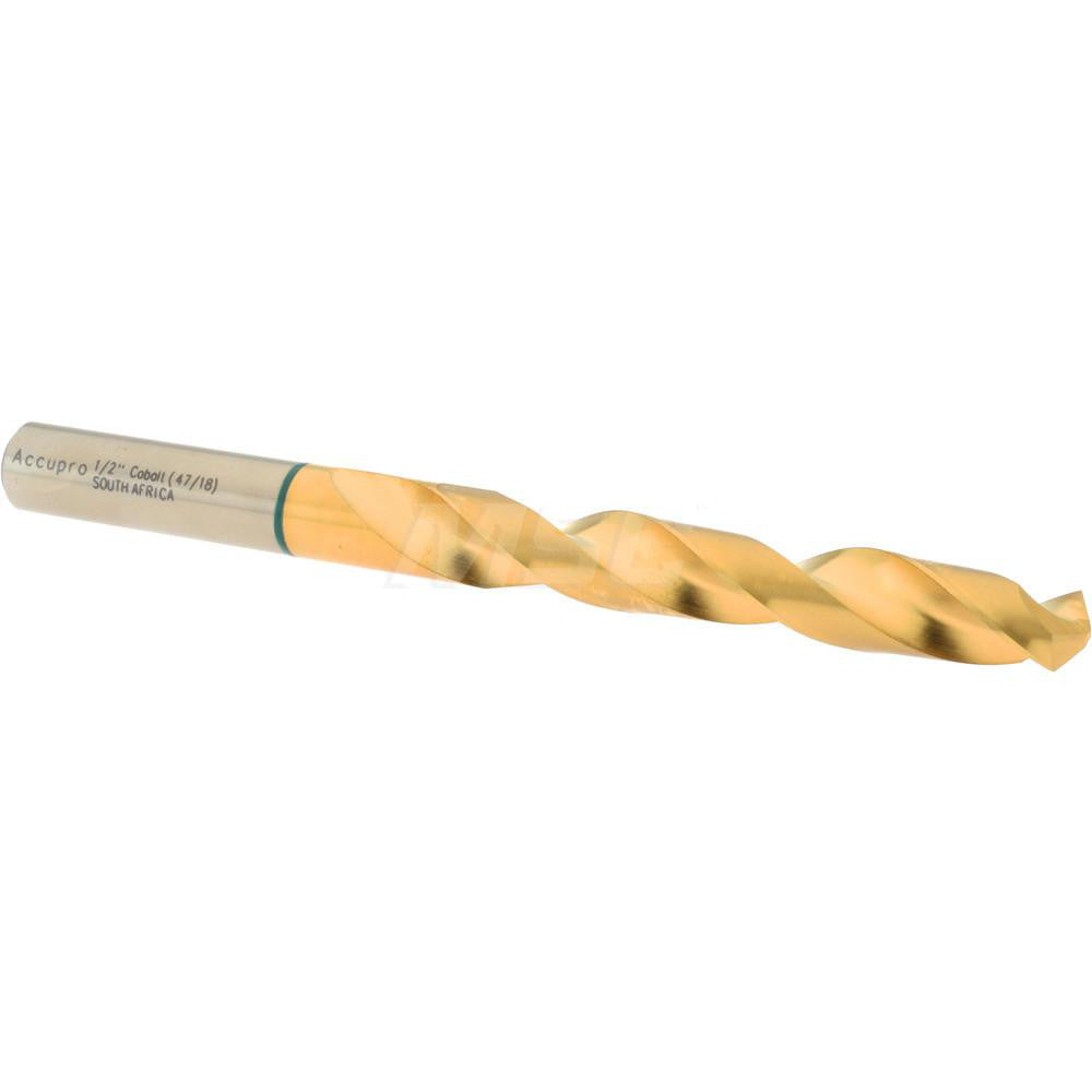 Accupro 1G71269-AC Jobber Length Drill Bit 1/2" Dia, 135 °, Cobalt