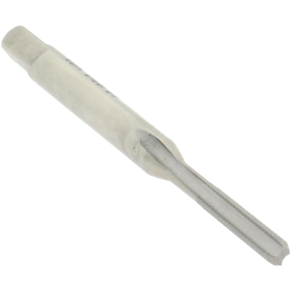 Hertel K008032AS Straight Flute Tap #2-56 UNC, 2 Flute, Bottoming Chamfer, 2B Class of Fit, High-Speed Steel, Bright/Uncoated Finish