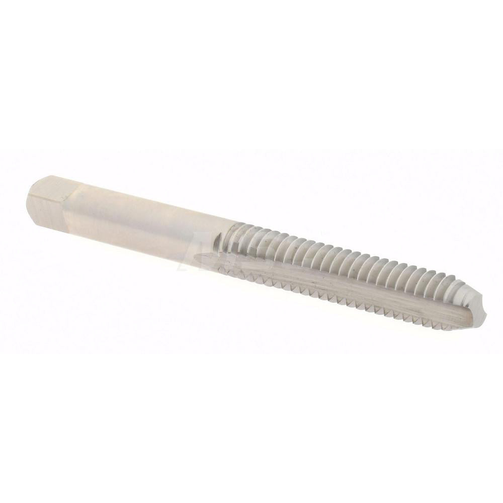 Hertel K008325AS Straight Flute Tap 1/4-20 UNC, 2 Flute, Bottoming Chamfer, 3B Class of Fit, High-Speed Steel, Bright/Uncoated Finish