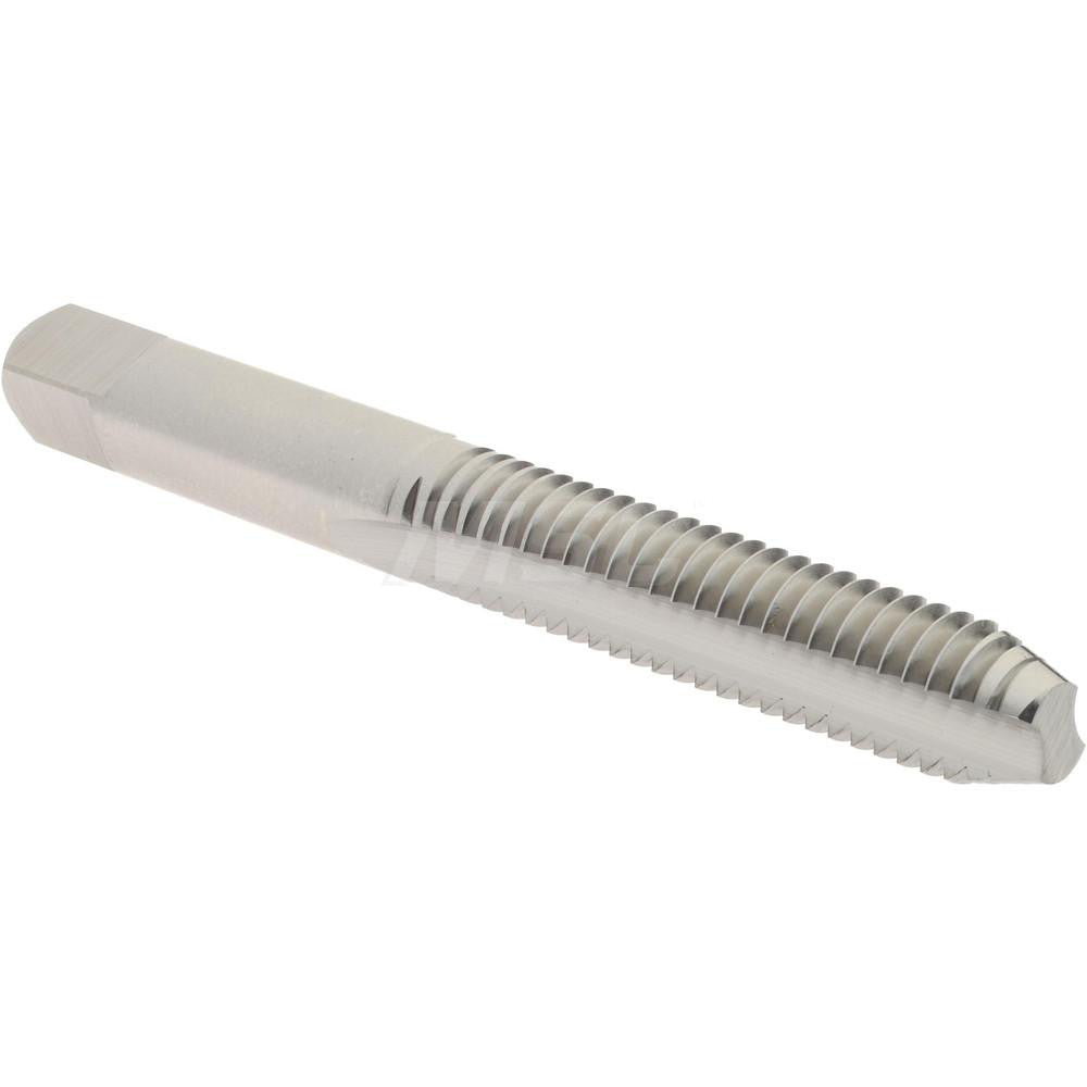 Hertel K008385AS Straight Flute Tap 5/16-18 UNC, 2 Flute, Bottoming Chamfer, 3B Class of Fit, High-Speed Steel, Bright/Uncoated Finish