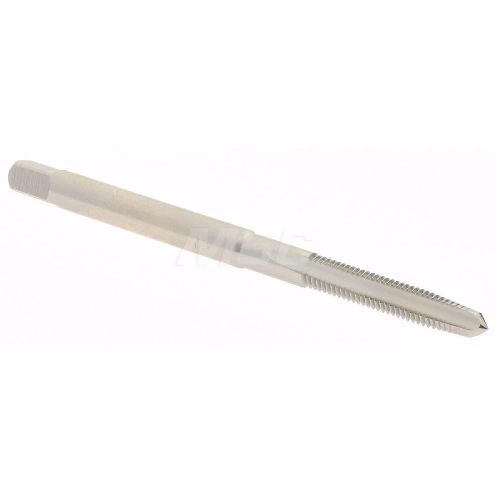 Hertel K027720AS Straight Flute Tap M3x0.5 Metric Coarse, 3 Flute, Taper Chamfer, 6H Class of Fit, High-Speed Steel, Bright/Uncoated Finish