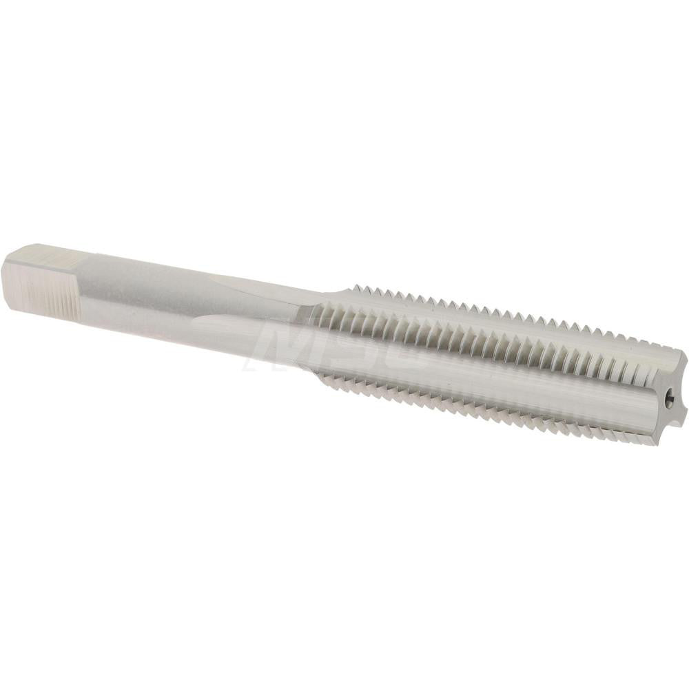 Hertel K008492AS Straight Flute Tap 7/16-20 UNF, 4 Flute, Taper Chamfer, High-Speed Steel, Bright/Uncoated Finish
