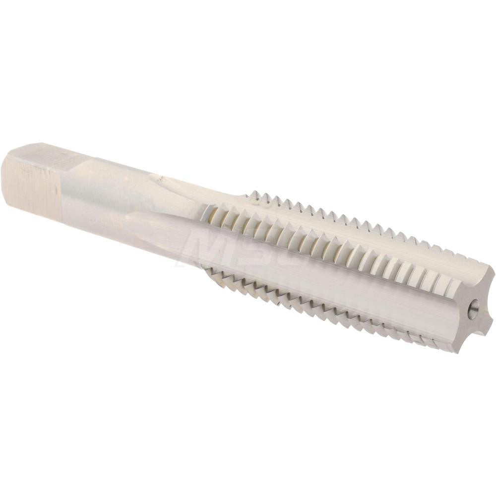 Hertel K008594AS Straight Flute Tap 3/4-10 UNC, 4 Flute, Taper Chamfer, High-Speed Steel, Bright/Uncoated Finish