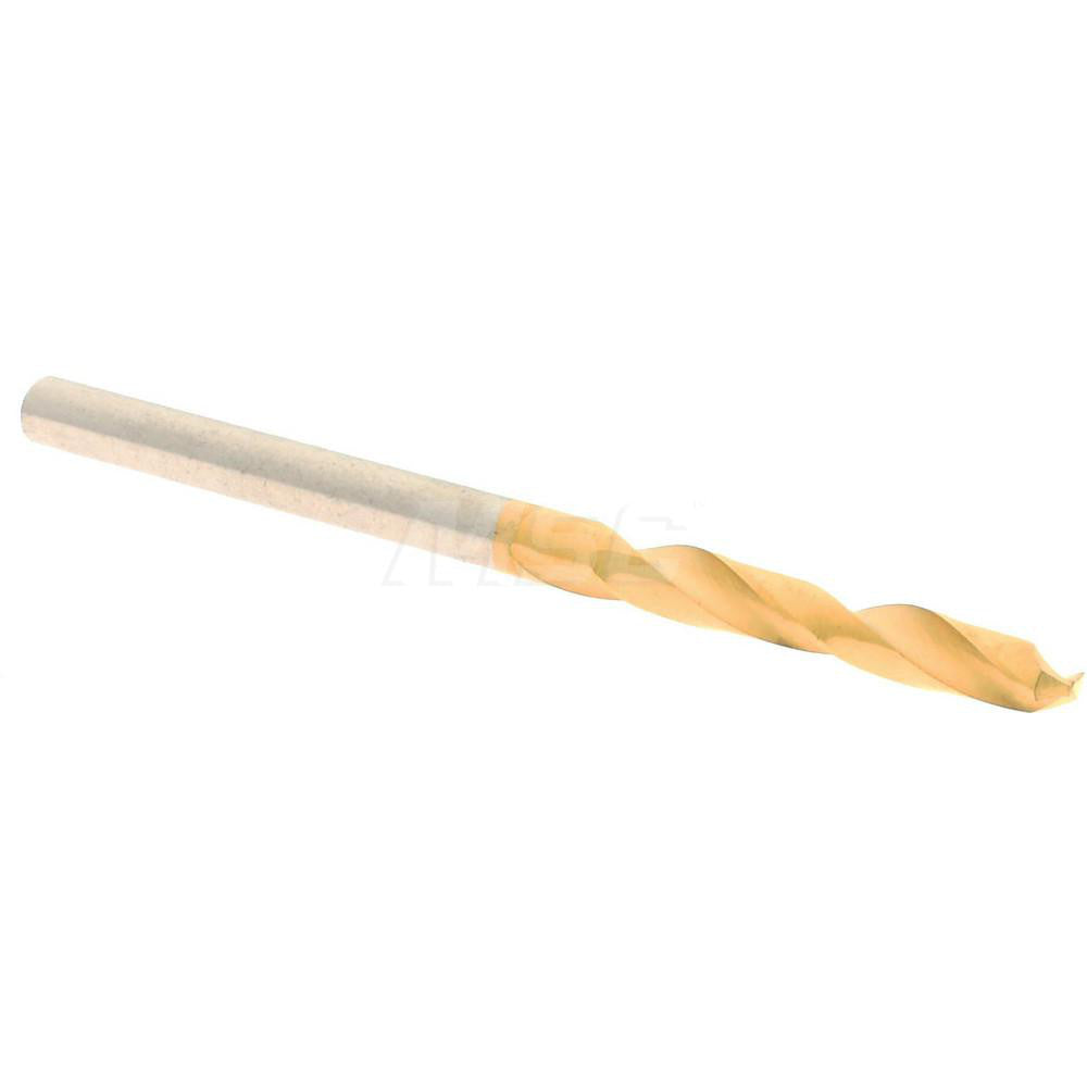 Hertel 2387504 Screw Machine Length Drill Bit #33 (0.1130) Dia, 135 deg, HSS