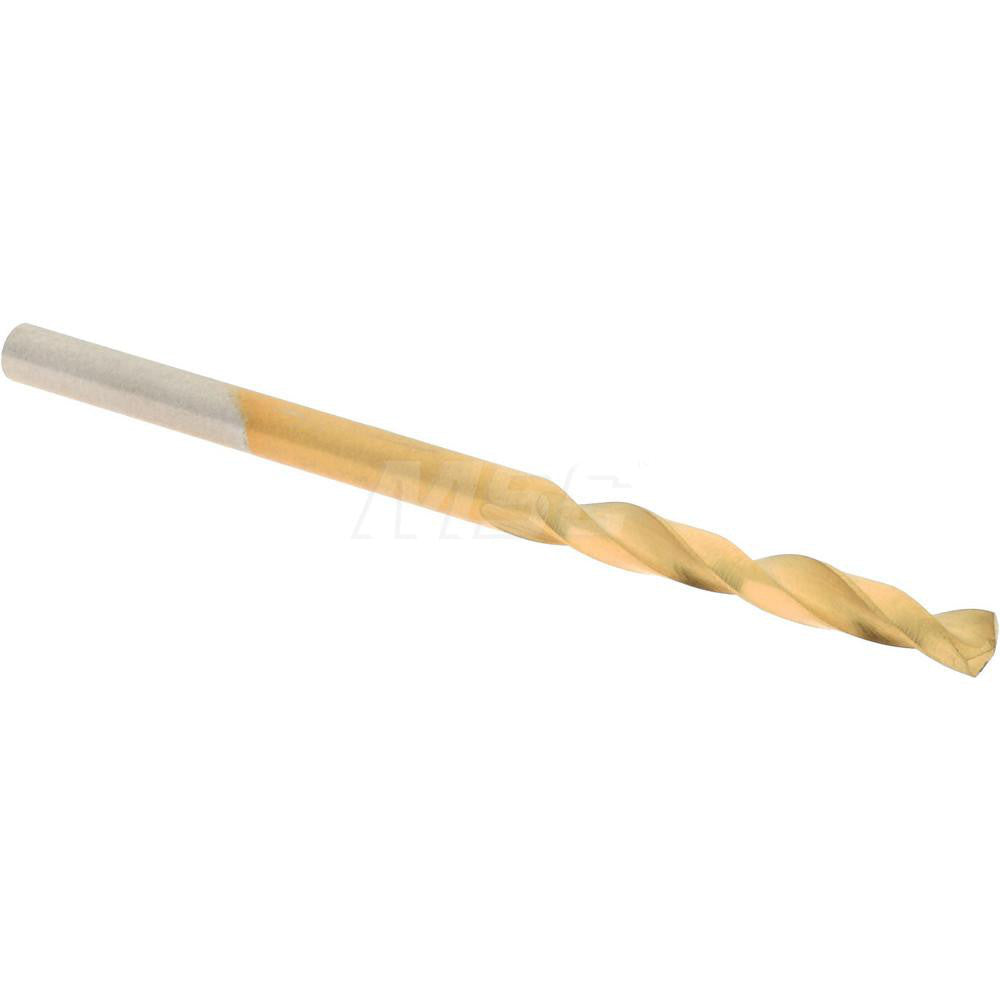 Hertel 02387314 Screw Machine Length Drill Bit #38 (0.1015) Dia, 135 deg, HSS