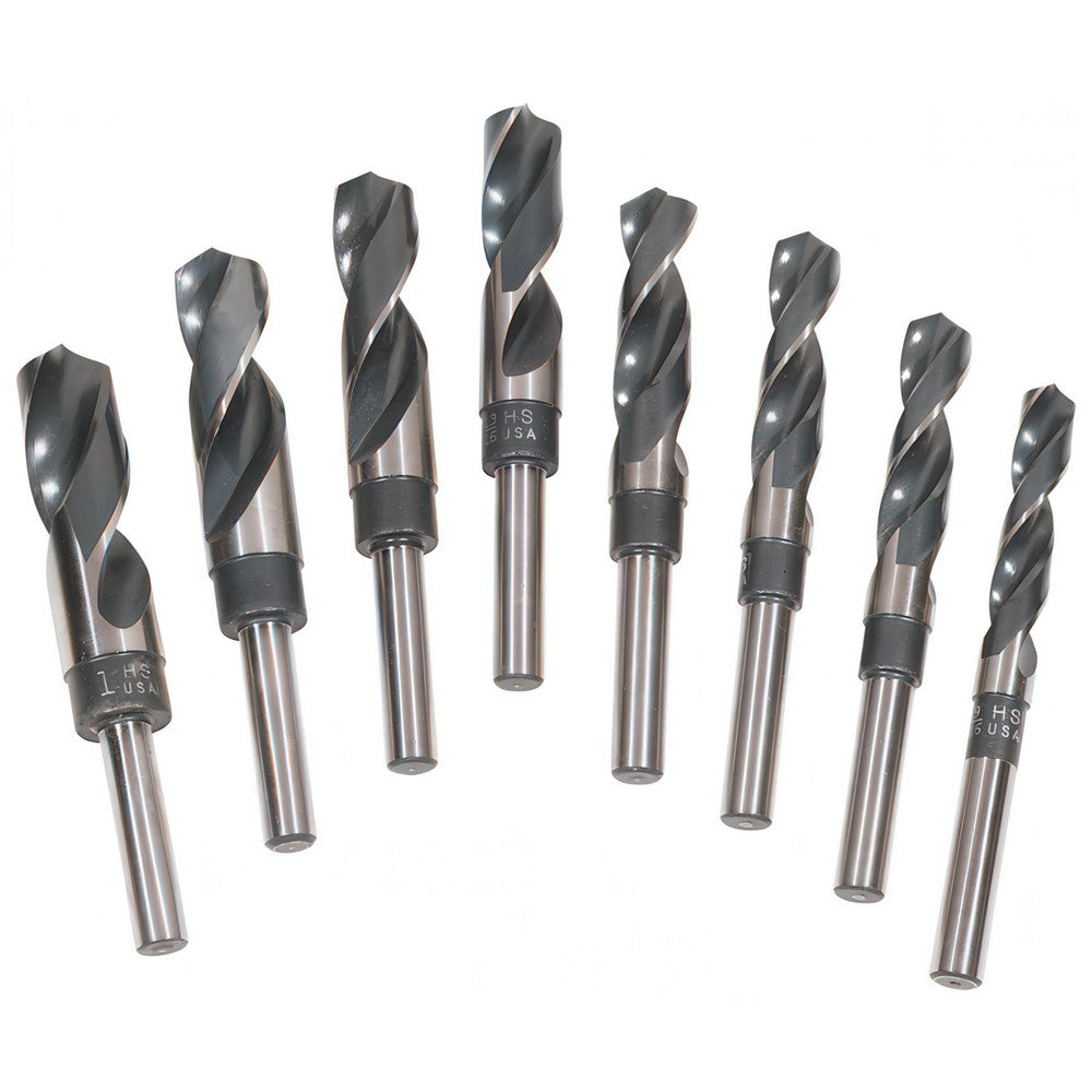 Hertel 303SA Drill Bit Set Reduced Shank Drill Bits, 1" Drill Bit Size, 118 °, High Speed Steel