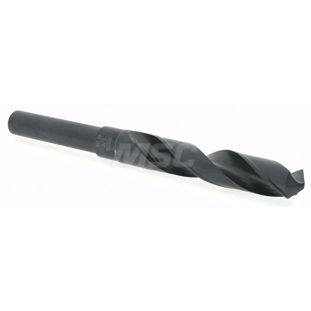Hertel 02387702 Reduced Shank Drill Bit 5/8'' Dia, 1/2'' Shank Dia, 118 °, High Speed Steel