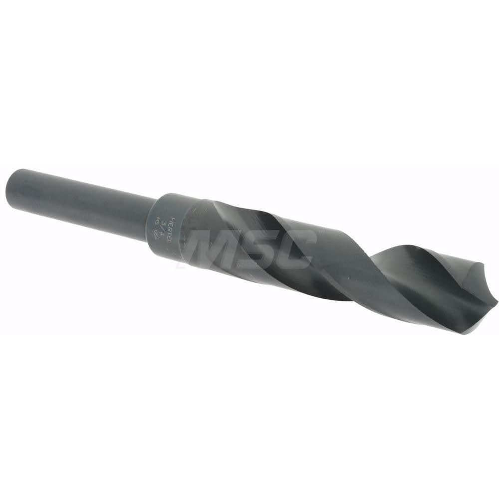 Hertel 02387785 Reduced Shank Drill Bit 3/4'' Dia, 1/2'' Shank Dia, 118 °, High Speed Steel