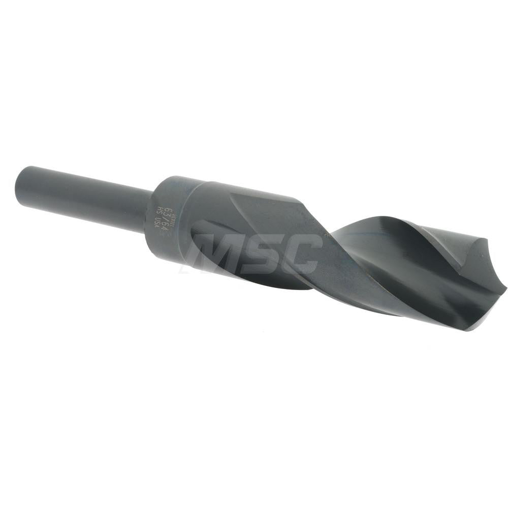 Hertel 02387934 Reduced Shank Drill Bit 63/64'' Dia, 1/2'' Shank Dia, 118 °, High Speed Steel