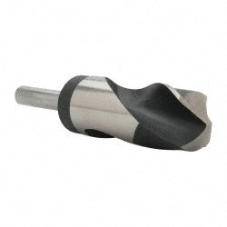 Hertel 02388213 Reduced Shank Drill Bit 1-27/64'' Dia, 1/2'' Shank Dia, 118 °, High Speed Steel