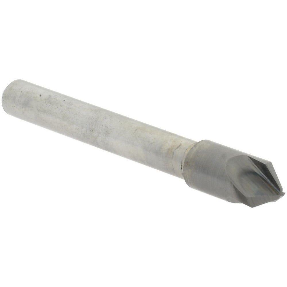 Hertel 333-004070 Countersink 5/16" Head Dia, 90.00 deg Included Angle, 3 Flute, Solid Carbide, Right Hand Cut
