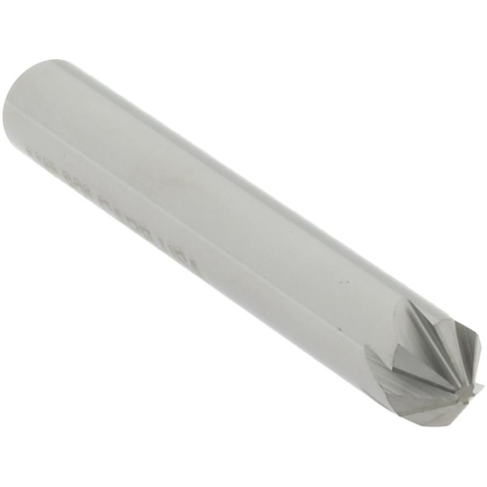 Hertel 336-003060 Countersink 1/4" Head Dia, 82.00 deg Included Angle, 6 Flute, Solid Carbide, Right Hand Cut